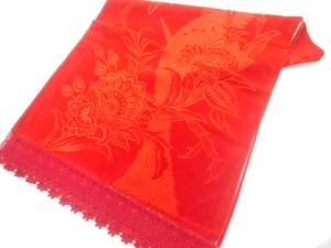 ビロードレース花模様ショール